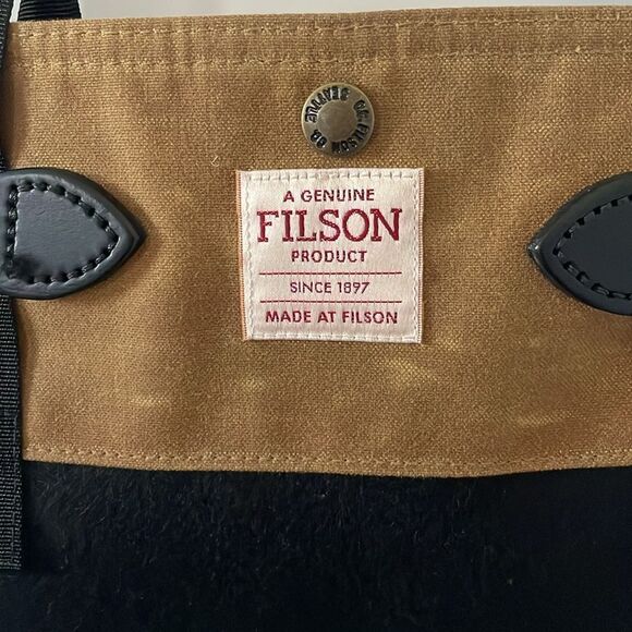 Filson Riverkeeper Canvas and Wool Tote - Picture 3 of 6
